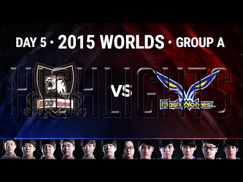 KOO Tigers vs Flash Wolves Highlights | 2015 LoL World Championship S5 Group A D5G6 | KOO vs FW