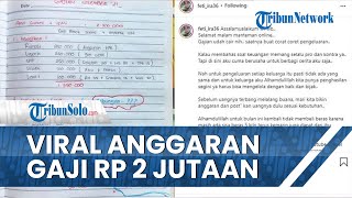 Anggaran Keluarga dengan Gaji Rp 2 Jutaan Bisa Cicil Rumah hingga Sedekah, Begini Kisahnya