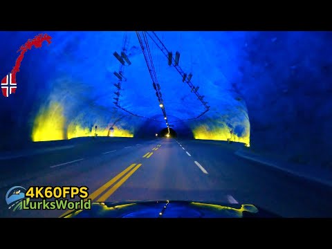 Longest Road tunnel in The World - Lærdal Tunnel - 4K60