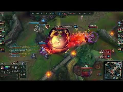 Samira (ADC) vs Kalista - 26/3/8 Quadrakill Master Ranked Match - League of Legends 14.4