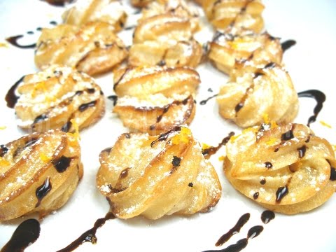 Delicias de churro con chocolate