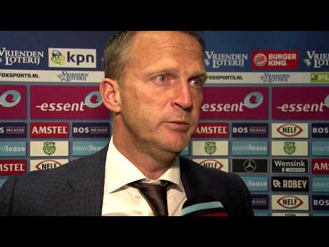 Reactie Van den Brom na FC Groningen - AZ