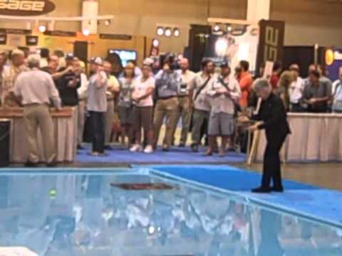 Joan Wulff Casting at the 2011 International Fly Tackle Dealer in New Orleans