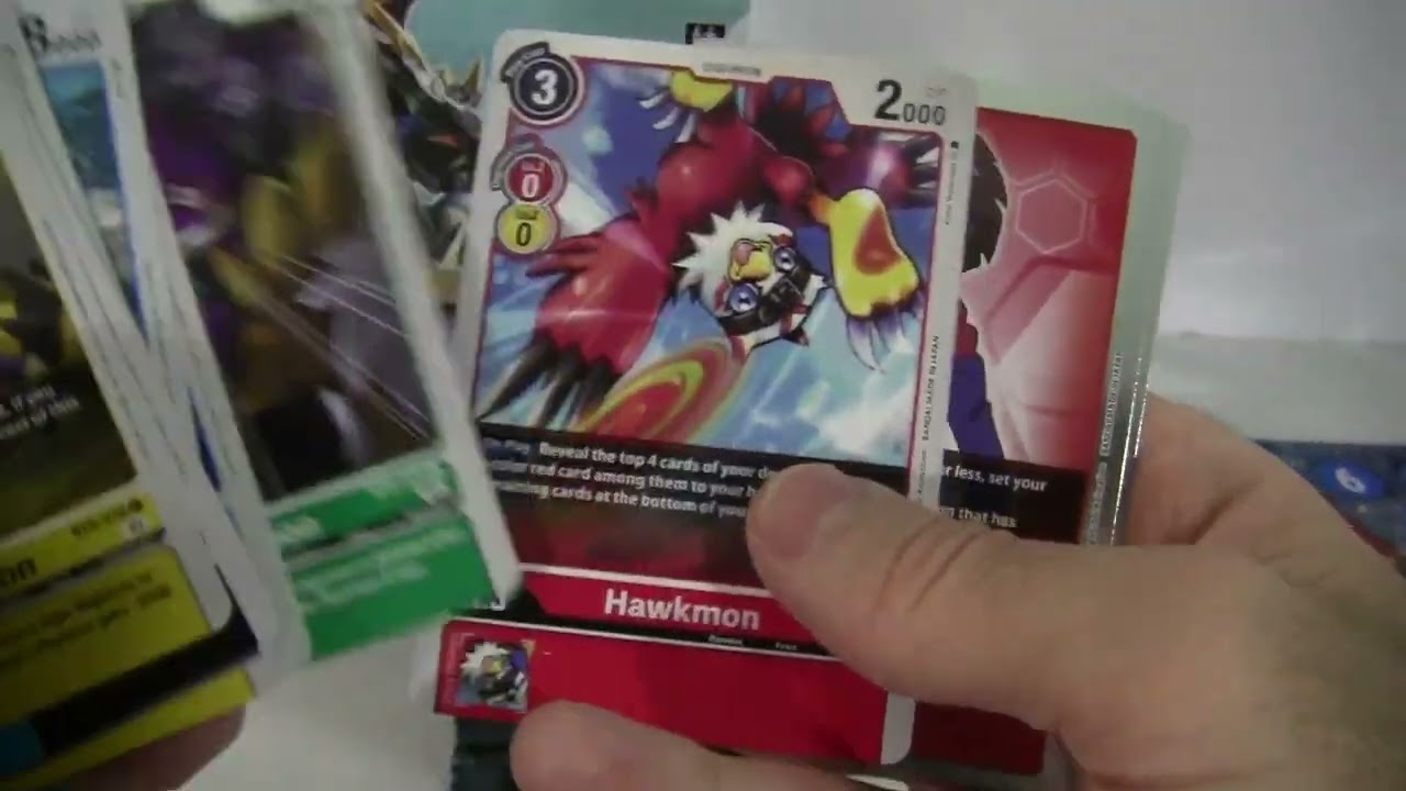 Digimon New Awakening! Breaking Open a Box of 24 Packs of Digimon Cards