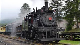 preview picture of video 'Durbin & Greenbrier Valley Railroad Geared Climax Steam Locomotive'