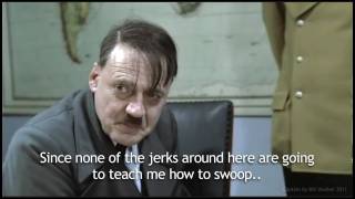 "Downfall" parody of Hiltler with Mad Skillz in skydiving / swooping