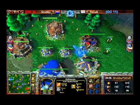 [2010 GF]Warcraft : Group A -  Grubby(NL) vs FoCuS (KR) /English