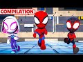 Marvel's Spidey and his Amazing Friends S1 Full Episodes! | 90 Minute Compilation | @disneyjunior