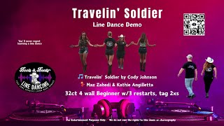 Travelin' Soldier Line Dance Demo