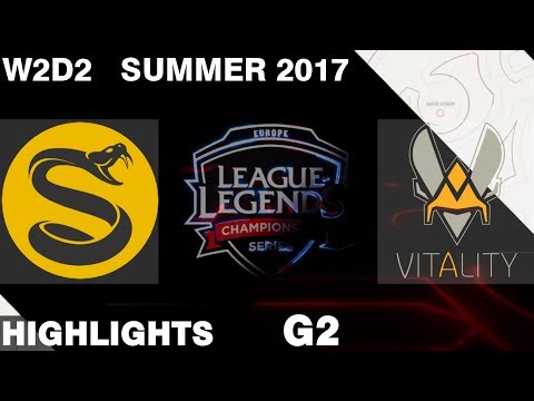SPY vs VIT | Game 2 | HIGHLIGHTS | EU LCS SUMMER 2017 | Splyce vs Team Vitality