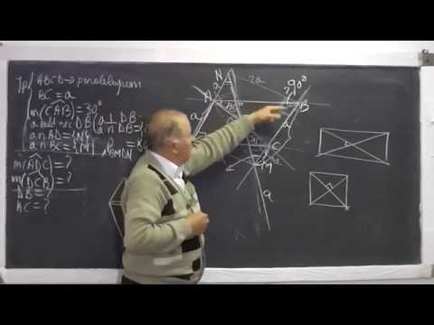 2/3 Lectia 618 - Probleme cu Paralelogram Coliniaritate Dreptunghi Romb Congruenta - Clasa 7