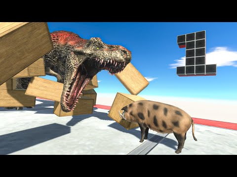 Who Wins the 7 Levels of Wild Boars - Animal Revolt Battle Simulator