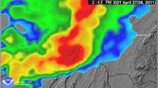 18 hr Composite Radar: Chattanooga Tornados, April 27, 2011