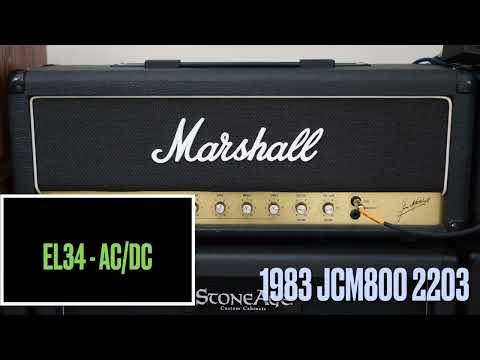6550 vs EL34 : Marshall JCM800 2203