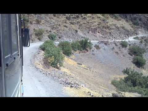 Dangerous bus ride to Machu Picchu in Peru