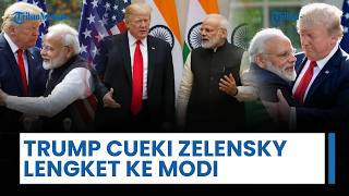 Sempat Cueki Zelensky, Trump Justru Tak Mau Lepas Gandengan Tangan PM India Modi di KTT G7