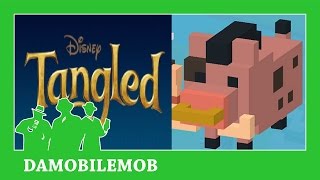 ★ DISNEY CROSSY ROAD Secret Characters | WARTHOG Unlock (TANGELD) (iOS, Android Gameplay)