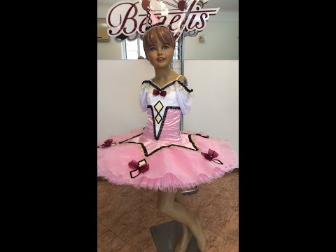 Ballet costume Columbine Doll The Nutcracker P 0295A - video 2