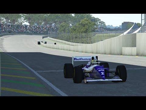 Ayrton Senna Williams FW16 (1994) Brazil Tribute Hotlap - 1:09.360 | rFactor 2