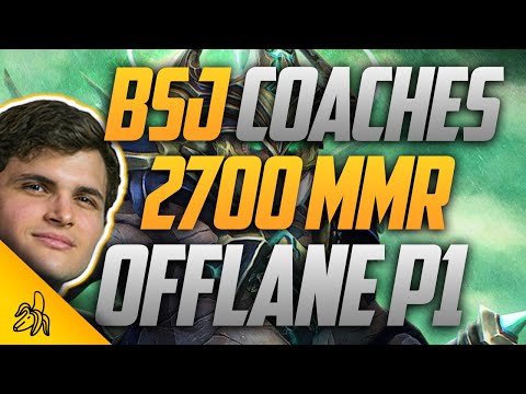 How To Be More Aggressive | BSJ Offlane Coaching 2.7k, Dota 2 v7.24 (Part 1/2)