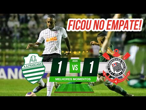Francana 1 x 1 Corinthians FORTES EMOÇÕES Copinha 09-01-2020
