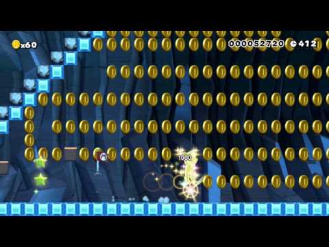 pyramid of ice ~ by owen ~ SUPER MARIO MAKER Raw GAMEPLAY