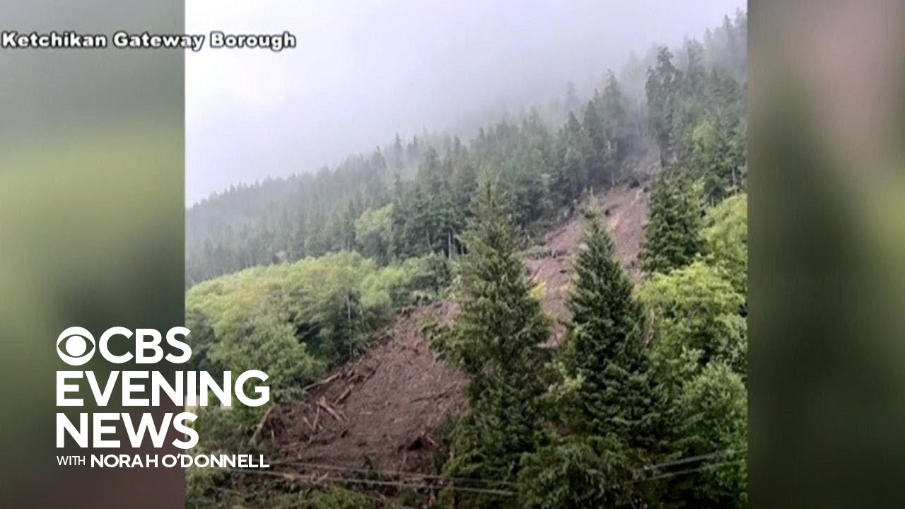 Heavy rain triggers devastating landslide in Alaska