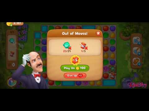 Gardenscapes level 8966 stage 121 - 135 ❤️ Gameplay Well Done