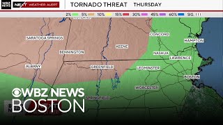 Low tornado risk for Massachusetts with chance of severe storms in weather forecast