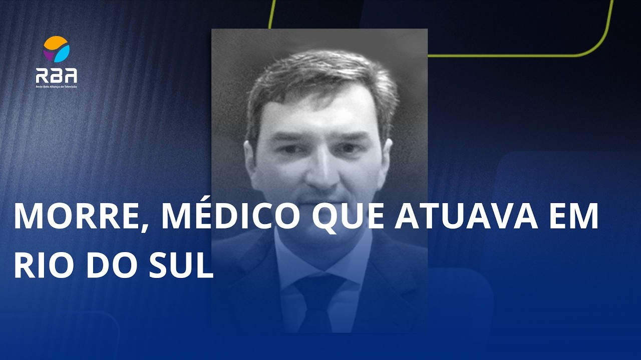 Morre, médico que trabalhava em Rio do Sul. Evandro Stolf atuava na Policlínica
