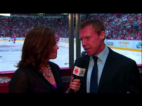 Kris Draper drops science on the Origin of a Hockeytown Pre Game Tradition