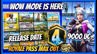 GOOD NEWS FOR BGMI PLAYERS / NEW MODE COMING / A4 ROYAL PASS MAXED OUT- DBS UPGRADABLE FREE ( BGMI )