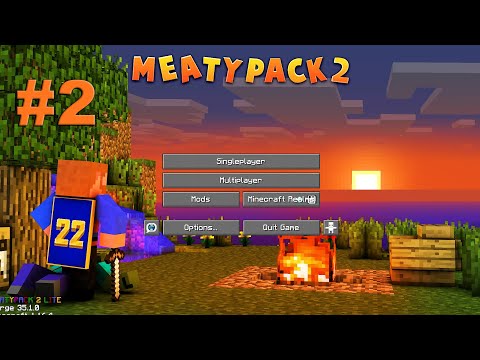 Minecraft | Meaty Pack 2 Mod | Meatycraft Part 2
