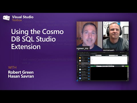 Using the Cosmo DB SQL Studio Extension