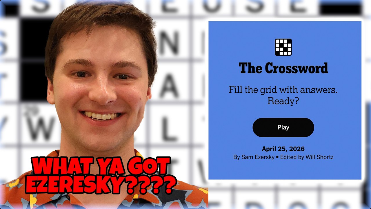 Dammit Sammit!  | New York Times Crossword Puzzle | April 25, 2026 | Saturday