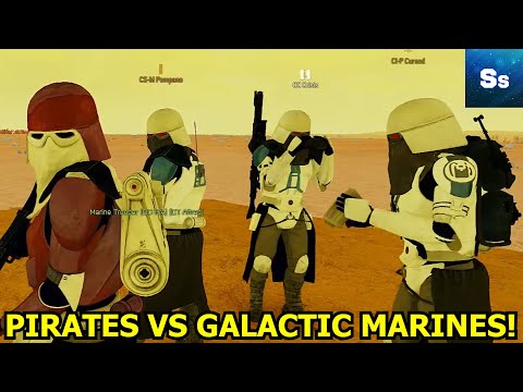 PIRATES vs GALACTIC MARINES on RUGOSA! - Galactic Campaign Clip