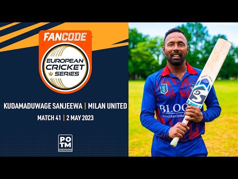 POTM: K.Sanjeewa - MU vs BCC | Highlights | FanCode ECS Milan | 02 May 2023 | ECS23.278