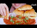 ASMR | PAV BHAJI Indian Food | Eating Sounds | No Talking