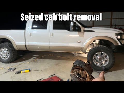 08-16 superduty body mount replacement | Daystar body mount installation