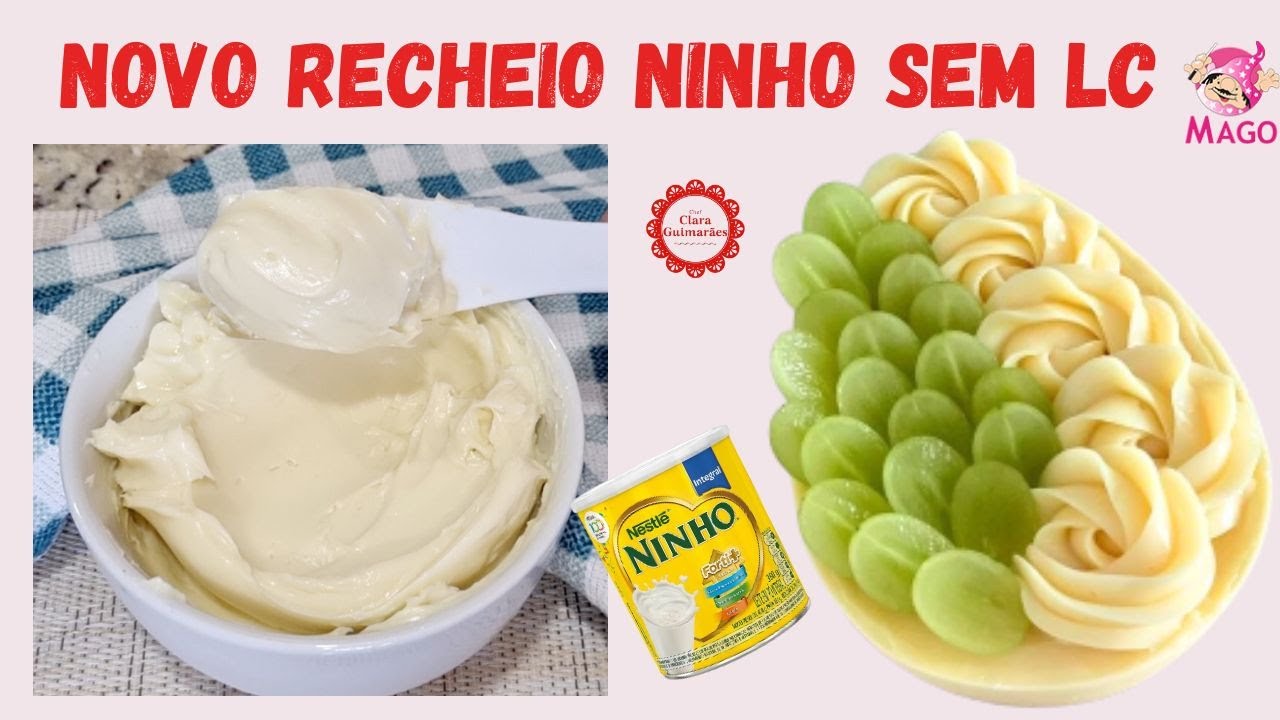 O MELHOR RECHEIO NINHO PARA OVOS DE COLHER E BOLOS QUE EU JÁ FIZ! SEM LEITE CONDENSADO (Aula Mago)