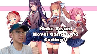 How to make a Visual Novel Video Game without Coding