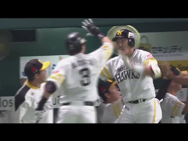 【3回裏】CS史上2人目となる3戦連発!! 頼れるホークス・内川の逆転3ラン!! 2017/10/20 ローチケ CS パ final H-E