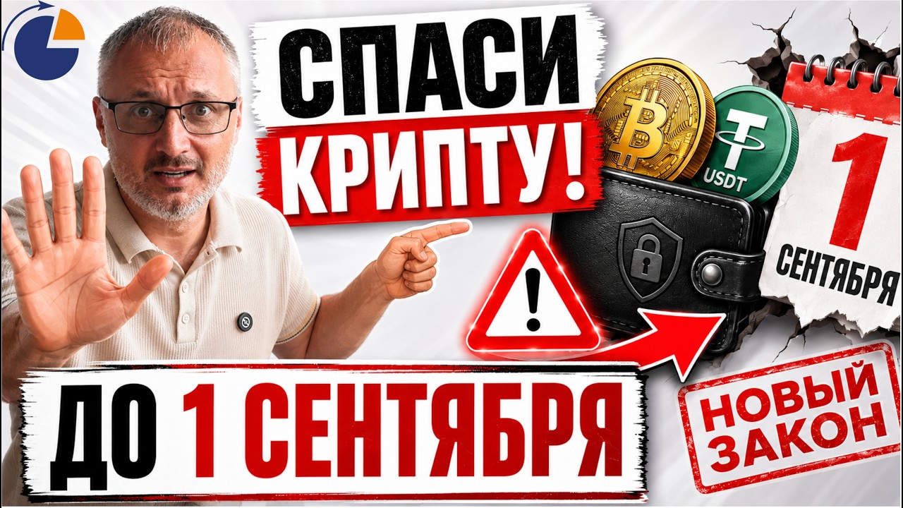 СРОЧНО: что нужно сделать с криптой до 1 сентября 2026