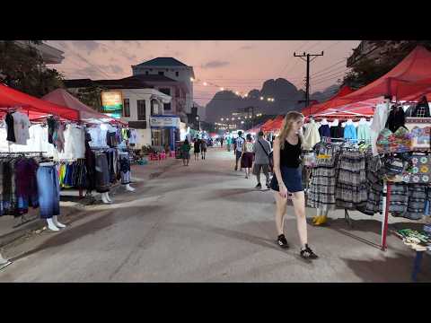Vang Vieng After Dark: Night Market & Bar Hopping Adventure. Laos