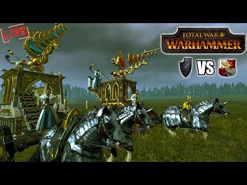 Total War: Warhammer Live Cast #3 -  (1v1) Chaos vs Empire - Power Overwhelming