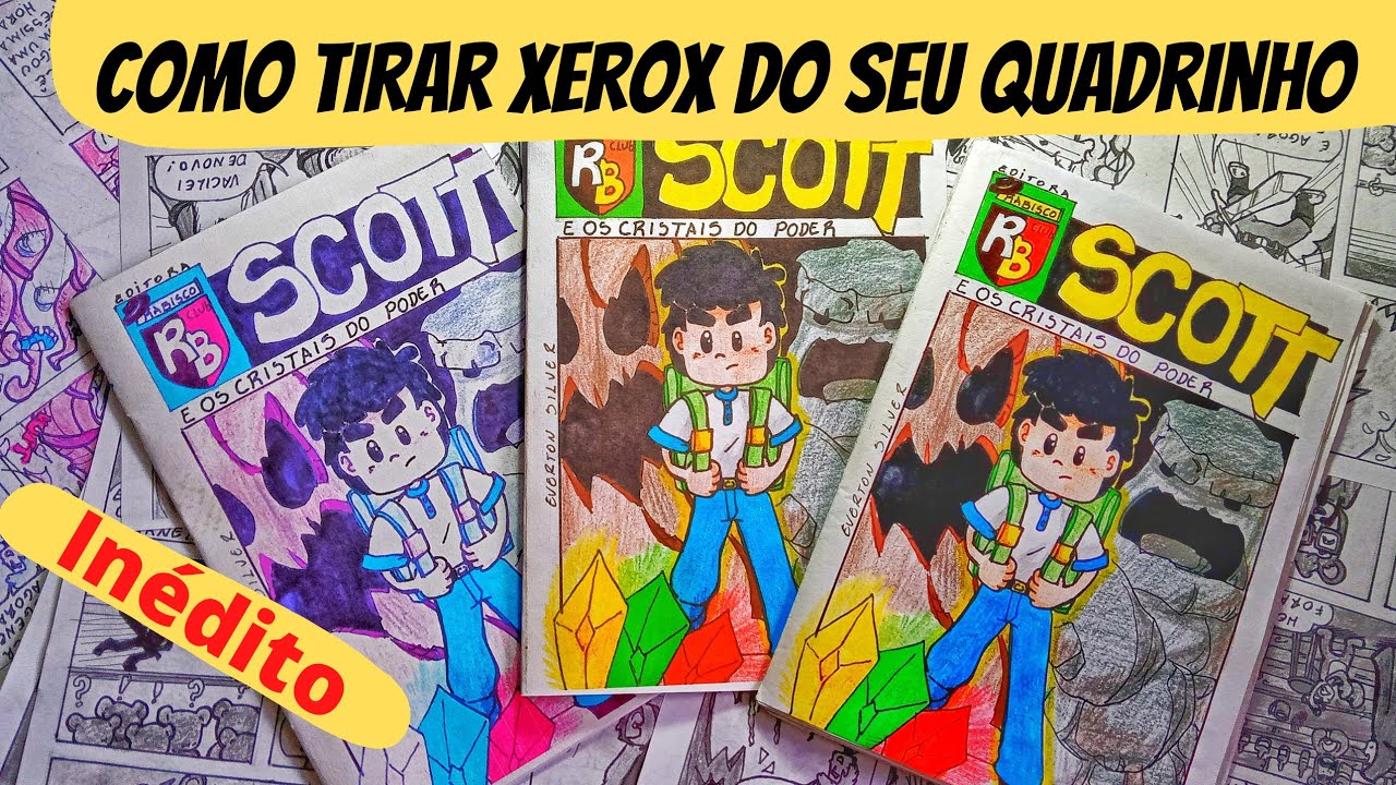 fanzine!!!! Não tire xerox do seu quadrinho antes de ver este vídeo