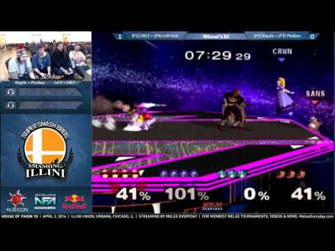 House of Paign 10 - WIT | ORLY & Gary vs. Ripple & Phobos - SSBM - Doubles Winner's R2