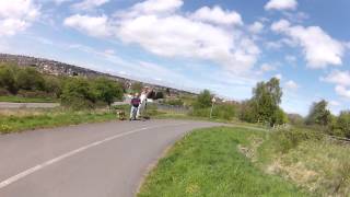 preview picture of video 'Bristol - Bath Railway (Cycle) Path: the (nearly) half-way point'