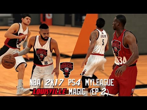 NBA 2K17 PS4 Louisville Magic MyLeague - No Star Players!? (EP.2)
