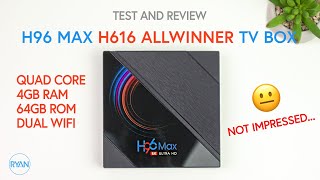 H96 Max Allwiner H616 6K Ultra HD Tv Box REVIEW - WATCH BEFORE YOU BUY!